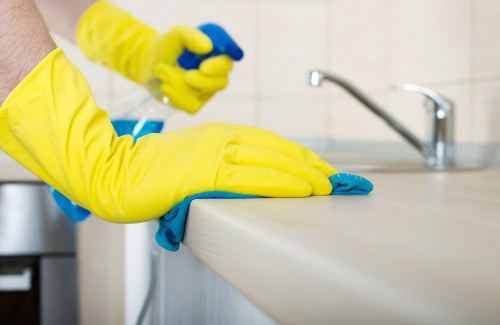 Different sofa materials being cleaned safely