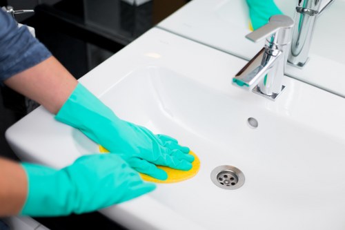 Clothing stain removal with blotting and detergent technique